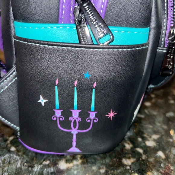 Disneyland Madame Leota Glow In The Dark Loungefly Backpack - Picture 5 of 8